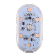 LEDルームランプ カー用品 ワンタッチライト ルームランプ LEDライト タッチライト 充電式 USB充電 フットランプ カラフル マグネット おしゃれ かわいい かっこいい 照明 足元 自動車 車内 車