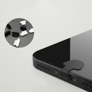 防塵キャップ 防塵カバー 単品 iPhone Android Lightning Type-C 貼り付け 両面テープ 端子 防水 シリコン アンドロイド アップル ライトニング スマホ 携帯 紛失防止