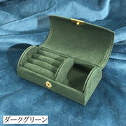 アクセサリーケース アクセサリーボックス ジュエリーボックス ジュエリーケース スナップボタン 収納 保管 携帯 移動 持ち運び 宝石箱 指輪収納 イヤリング ピアス ネックレス シンプル 上品 トラベル 旅行