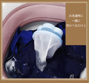 洗濯機用 くず取りネット 単品 1個 洗濯用品 ゴミ取りネット ゴミキャッチャー 糸くずフィルター クズ取り 縦型洗濯機用 浮き型 フラワー 花 ランドリー用品 便利 簡単 日用品雑貨