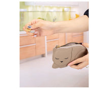 ミニ財布 ミニ 財布 本革 コインケース ねこ モチーフ ネコ レザー コンパクト ポーチ ミニウォレット 小銭入れ 小物入れ カード キーリング バックチャーム CAT 猫 ナスカン キーホルダー 可愛い おしゃれ 大人 大人女子 プレゼント ホワイトデー クリスマス 母の日 誕生日 プレゼント