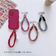 スマホストラップ 単品 スマホショルダー ネックストラップ 携帯 ショートストラップ 落下防止 紛失防止 フェイクパール かわいい