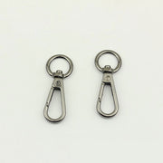 ナスカン 同色4個セット 留め具 接続金具 ハンドメイドパーツ クラフト材料 修理 交換 DIY キーホルダー アクセサリーパーツ 手作り 手芸 裁縫 鞄 カバン ストラップ金具 部品