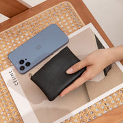 コインケース 小銭入れ カードケース 男女兼用 ユニセックス レディース メンズ ミニ財布 カード入れ ファスナー コンパクト 上品 シンプル おしゃれ