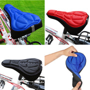サドルカバー サイクルカバー 自転車用品 サドルクッション 凹凸 穴あき 通気性 ソフトクッション やわらかい 自転車アクセサリー 負担軽減 厚手 椅子カバー 無地 シンプル カジュアル おしゃれ スポーティ かっこいい 赤 青 黒 橙