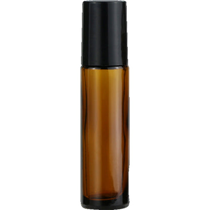 アトマイザー ロールオン 詰め替え容器 10ml ミニボトル クリアボトル ブラウン×ブラック バリエーション画像