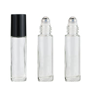 アトマイザー ロールオン 詰め替え容器 10ml ミニボトル クリアボトル 塗るタイプ 透明 香水 持ち歩き 携帯用 旅行 アロマオイル