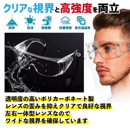 保護メガネ 保護ゴーグル 防護メガネ アイガード 曇り止め 感染予防 商品画像3