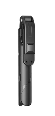 セルカ棒 自撮り棒 三脚付き スマホ用 スタンド付き Bluetooth リモコン付き ワイヤレス 70cm 100cm 360度回転 伸縮 コンパクト セルフィ― スティック スマートフォン用 撮影グッズ ブラック ホワイト