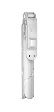 セルカ棒 自撮り棒 三脚付き スマホ用 スタンド付き Bluetooth リモコン付き ワイヤレス 70cm 100cm 360度回転 伸縮 コンパクト セルフィ― スティック スマートフォン用 撮影グッズ ブラック ホワイト
