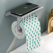 ウォールシェルフ トイレットペーパーホルダー バスラック 浴室ラック 収納棚 小物置き スマホ置き フック 洗面所 バスルーム トイレ お風呂 キッチン 台所 便利