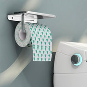 ウォールシェルフ トイレットペーパーホルダー バスラック 浴室ラック 収納棚 小物置き スマホ置き フック 洗面所 バスルーム トイレ お風呂 キッチン 台所 便利