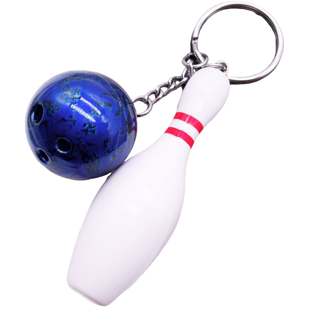 キーホルダー キーリング ボウリングピン ボール 球 スポーツ 部活動 引退 記念品 応援 お揃い 可愛い おしゃれ プレゼント 贈り物 ギフト