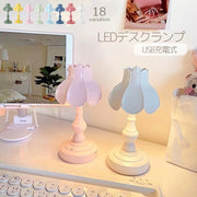 テーブルランプ テーブルライト LED USB充電式 テーブルスタンド 卓上 机上 ナイトライト 間接照明 インテリア照明 デスクライト デスクランプ レトロ 可愛い おしゃれ ベッドサイド 寝室 誕生日 贈り物 プレゼント リチウム