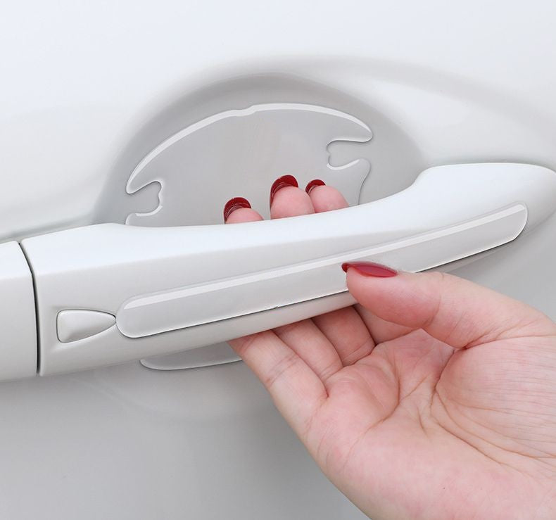 車用ドアハンドルプロテクター8枚セット 汎用 透明 ドアノブカバー ドアガード ステッカー 商品画像2