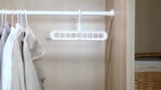 ハンガー ハンガーフック 多機能 ９穴 収納 洗濯物干し 部屋干し コンパクト カラバリ豊富 オフホワイト 収納ハンガー 省スペース