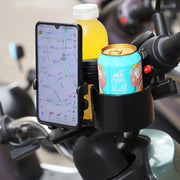 ドリンクホルダー 3in1 ベビーカー 哺乳瓶 ペットボトル ボトルホルダー スマホホルダー スマートフォン クリップ式 ネジ式 丈夫 便利アイテム 自転車 バイク