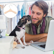 ミニハンガー ペット服用ハンガー 10本セット 犬服用 猫服用 ベビー服用 マルチ 洋服掛け 収納 整理 木製 シンプル 可愛い ペット用品 便利グッズ
