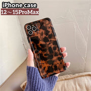 iPhoneケース iPhoneカバー スマホケース スマホカバー べっ甲柄 ヒョウ柄 背面保護 傷防止 汚れ防止 可愛い スマートフォンケース アイフォンケース ギフト 贈り物