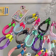 ハンドストラップ スマートフォン 携帯 ストラップ アクセサリー 手首 落下防止 紐 かわいい シンプル カラバリ豊富