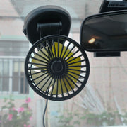 車用扇風機 小型扇風機 電動ファン 車内用品 カー用品 車載用 シガーソケット USB 5V 12V 24V サーキュレーター ミニ扇風機 涼しい ドライブ