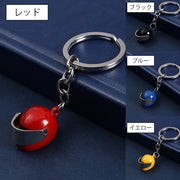 キーホルダー キーリング ヘルメット メンズ メタル メタリック おしゃれ かっこいい バイク メット 金属製 カギ 鍵 キーチェーン リング ギフト プレゼント 贈り物 レディース 男性用 女性用