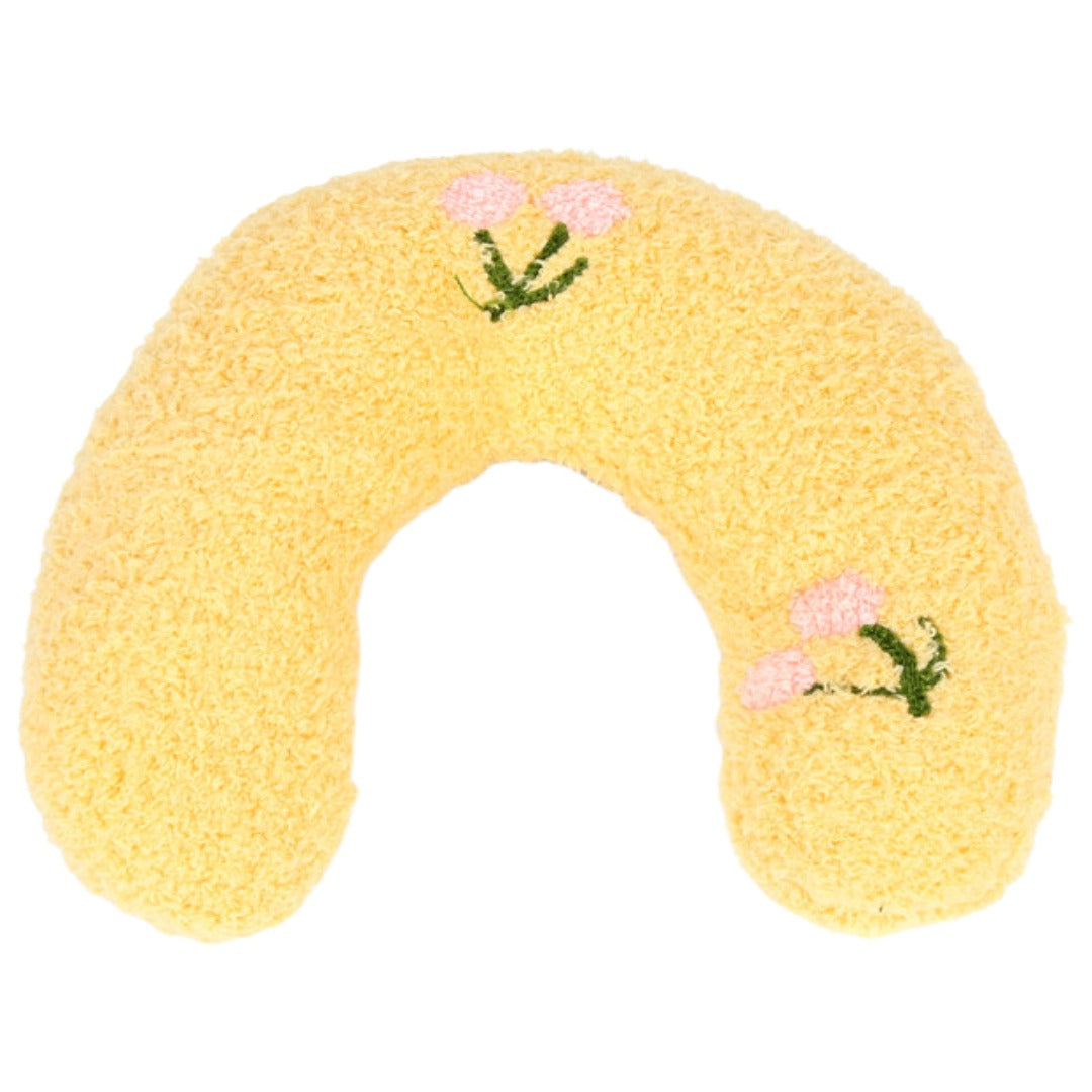 ペット用ネックピロー クッション U字型 首用クッション ペット用品 猫 イエロー バリエーション画像