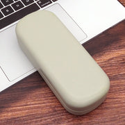 眼鏡ケース メガネケース サングラスケース 眼鏡入れ めがね ハードケース 金属製 無地 おしゃれ シンプル 眼鏡小物 持ち運び 収納 男女兼用