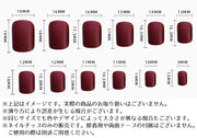 ネイルチップ つけ爪 24枚セット 12サイズ ショート 短め オーバル 貼るネイル マーブル柄 無地 ラメ 光沢感 おしゃれ