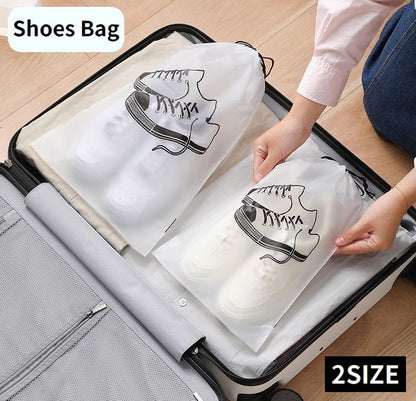 シューズバッグ 単品 シューズケース 巾着袋 トラベルポーチ 靴入れ 商品画像