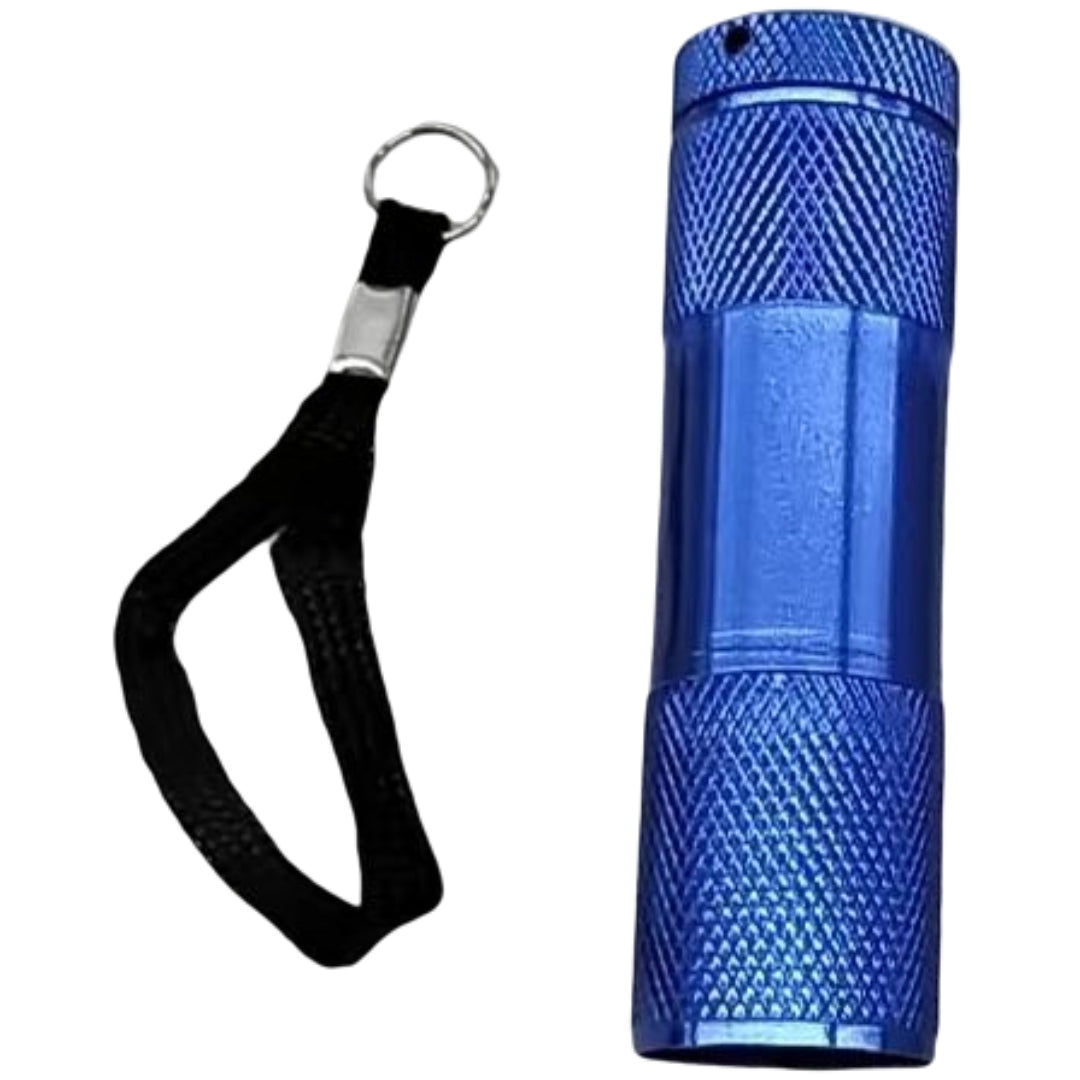 懐中電灯 ハンディライト ストラップ付き LEDライト ミニサイズ コンパクト 小型 軽量 電池式 携帯用 防災 アウトドア 釣り