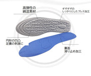 インソール 中敷き 靴用品 スポーツ ウォーキング ジョギング ランニング 運動 負担軽減 凹凸 ボコボコ 通気 吸汗 立ち仕事 疲れ対策 通勤 通学 メンズ レディース