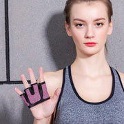 トレーニンググローブ レディース 女性用 滑り止め付き 指なし 通気性 ウエイトトレーニング ジム 筋トレ ダンベル スポーツ 手袋