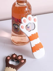 栓抜き ボトルオープナー マグネット付き 猫の手 肉球 ネコ キャット かわいい おしゃれ 磁石 プレゼント ギフト キッチン用品 調理器具