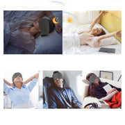 アイマスク 遮光 快眠 安眠 睡眠 仮眠 通気性 面ファスナー ループ付き リラックス 旅行 トラベル 飛行機 シンプル 単色 黒 ブラック