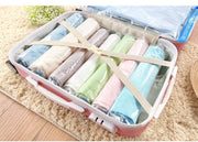 衣類圧縮袋 単品 1枚 衣類圧縮パック クリア 衣類用 洋服用 布団用 巻くだけ 押すだけ 簡単 コンパクト収納 衣替え 防災 旅行 出張 シンプル 楽チン 簡単 整理整頓 多用途 便利