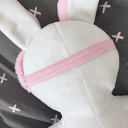 アイマスク アイピロー 安眠グッズ 雑貨 小物 レディース ゴムバンド 内ポケット アイスパック 保冷剤使用可能 ウサギ アニマル 動物 もこもこ ふわふわ ピンク ホワイト かわいい キュート ポップ カジュアル