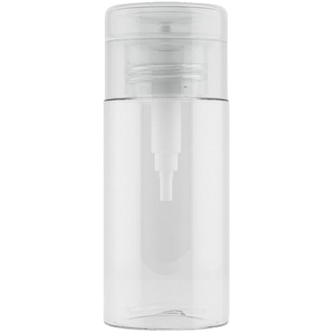 詰め替え容器 プッシュボトル ポンプディスペンサー 小分けボトル 120ml 150ml 200ml 300ml 化粧水 携帯 持ち運び 透明 クリア コットン 旅行 トラベル
