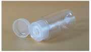 詰め替え容器 プッシュボトル ポンプディスペンサー 小分けボトル 120ml 150ml 200ml 300ml 化粧水 携帯 持ち運び 透明 クリア コットン 旅行 トラベル
