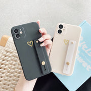 iPhoneケース スマホケース カバー ベルト リング スタンド 耐衝撃 落下防止 背面 カメラ保護 傷防止 TPU ソフト バンド スライド マット くすみカラー つや消し ハート シンプル 14 plus 13 12 ProMax mini 11 XSMax XR 7 8 plus SE2020 アイフォンケース スマートフォンケース ギフト 贈り物 彼氏 彼女 父の日 母の日 敬老の日