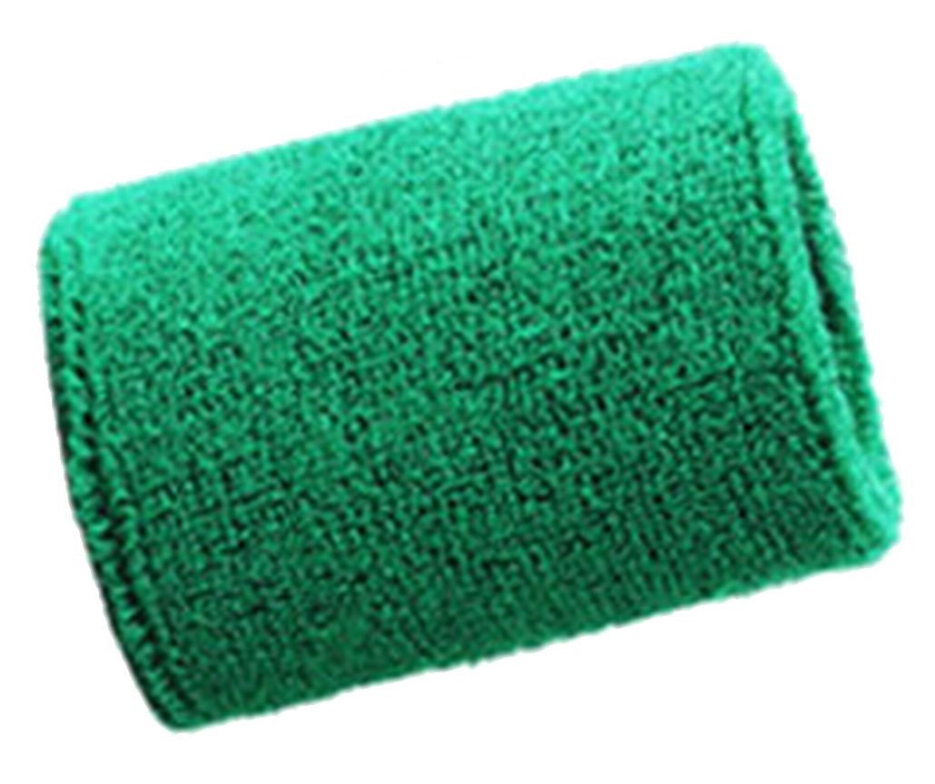 リストバンド 片腕用 1本 単品 男女兼用 汗止め グリーン バリエーション画像