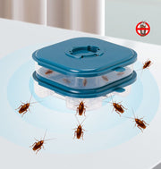 ゴキブリ捕獲トラップ 家庭用 ゴキブリ捕獲ボックス ゴキブリ誘引器 捕獲器 ゴキブリ駆除 ゴキブリ退治 再利用可能 キッチン 浴室 洗面所 リビング 寝室