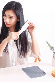 ヘアアイロンマット カバー 2in1 2WAY シリコン 耐熱 収納ケース 収納ポーチ 焦げ防止 落下防止 旅行 出張