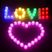 電池式キャンドル 同色24個セット 卓上ライト LED パーティーグッズ 蝋燭 ろうそく ローソク インテリア用品 装飾 照明 飾り付け オーナメント