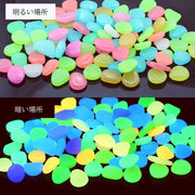 夜光石 発光石 200個 アクアリウム用品 光る 蓄光 水槽 内装 熱帯魚 金魚鉢 花瓶 カラフル ストーン 砂利 装飾 おしゃれ