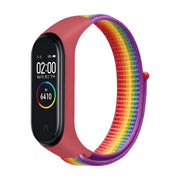 スマートウォッチバンド Xiaomi Mi用 シャオミ用 交換用 付け替え 腕時計 ベルト マジック テープ シンプル おしゃれ 通気性 スポーツ 無段階調整 カラバリ豊富