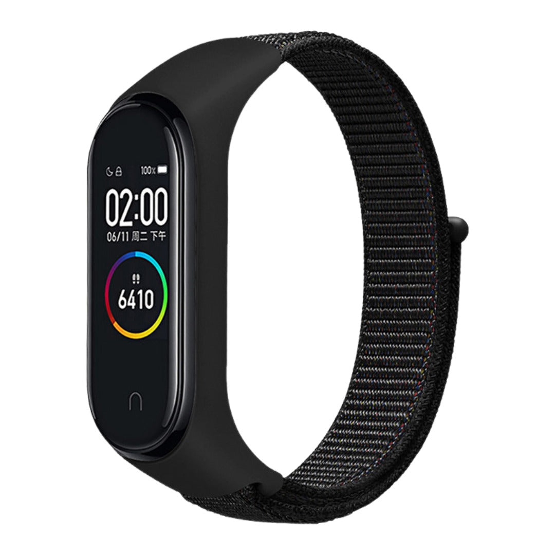 スマートウォッチバンド Xiaomi Mi用 シャオミ用 交換用 付け替え 腕時計 ベルト マジック テープ シンプル おしゃれ 通気性 スポーツ 無段階調整 カラバリ豊富