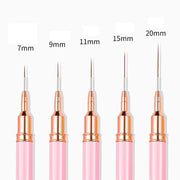 ネイルアートブラシ ネイルブラシ 筆 単品 1本 キャップ付き ジェルネイル マニキュア 細ブラシ ネイル用品 セルフネイル 極細 細め ネイルグッズ