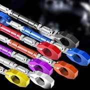 ハンドルブレース バイク ハンドル ハンドルブレース 部品 パーツ ハンドルパーツ ハンドルバー ハンドルマウント 頑丈 お洒落 定番 光沢 かっこいい カスタマイズ