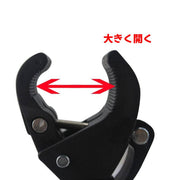自転車ライトホルダー 懐中電灯ホルダー 自転車アクセサリー 回転式ライトクリップ 自転車 取付用 360度回転 アウトドア ブラック